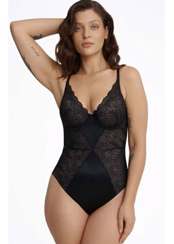 Esotiq koronkowe body Isabelle 41026-63X, Kolor czarny, Rozmiar M, Esotiq ze sklepu Intymna w kategorii Body damskie - zdjęcie 184120378