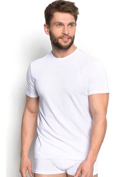 Męska koszulka biała z krótkim rękawem t-shirt Grade 34324-00X, Kolor biały, Rozmiar M, Henderson ze sklepu Intymna w kategorii Podkoszulki męskie - zdjęcie 184120848