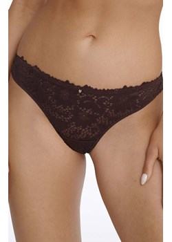 Esotiq stringi damskie koronkowe Lollipop 15 40853-89X, Kolor brązowy, Rozmiar S, Esotiq ze sklepu Intymna w kategorii Majtki damskie - zdjęcie 184121156