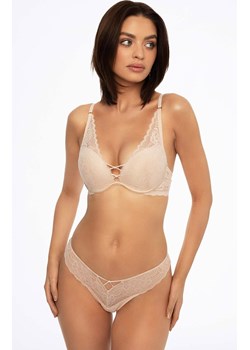 Esotiq biustonosz koronkowy push-up Napoli 41451-08X, Kolor beżowy, Rozmiar 65C, Esotiq ze sklepu Intymna w kategorii Biustonosze - zdjęcie 184121205