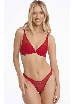Esotiq czerwony biustonosz push-up Izzie 40920-33X, Kolor czerwony, Rozmiar 65F, Esotiq ze sklepu Intymna w kategorii Biustonosze - zdjęcie 184121329