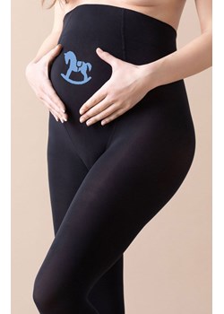 Rock Mama rajstopy dla kobiet ciężarnych 50 den W5005, Kolor czarny, Rozmiar 2, Fiore ze sklepu Intymna w kategorii Bielizna ciążowa - zdjęcie 184123677