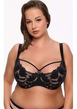 Gaia biustonosz półusztywniany semi-soft czarny Keto 1134 Maxi, Kolor czarny, Rozmiar 105D, Gaia ze sklepu Intymna w kategorii Biustonosze - zdjęcie 184124306
