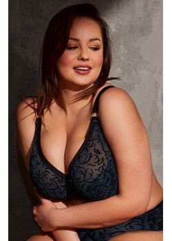 Gaia biustonosz półusztywniany semi-soft Adaline maxi 1213, Kolor turkusowy, Rozmiar 100F, Gaia ze sklepu Intymna w kategorii Biustonosze - zdjęcie 184124549