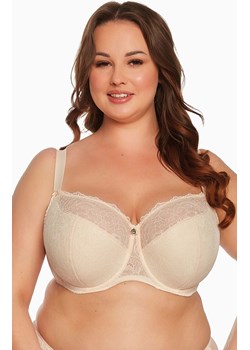 Biustonosz półusztywniany semi-soft beżowy Hannah Maxi 1207, Kolor beżowy, Rozmiar 70K, Gaia ze sklepu Intymna w kategorii Biustonosze - zdjęcie 184124727