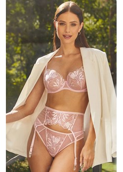 Biustonosz miękki soft z haftem różowy Coco B2, Kolor różowy, Rozmiar 75C, Gorteks ze sklepu Intymna w kategorii Biustonosze - zdjęcie 184125878