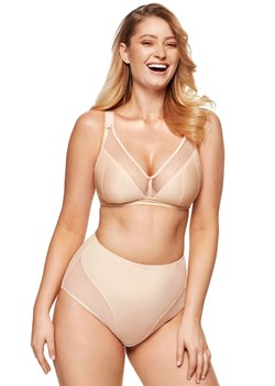 Biustonosz miękki soft minimizer beżowy Zara B2-V1, Kolor beżowy, Rozmiar 75F, Gorteks - id: 180757 - marki Gorteks - 184126248 Biustonosz miękki soft minimizer beżowy Zara B2-V1, Kolor beżowy, Rozmiar 75F, Gorteks ze sklepu Intymna w kategorii Biustonosze - zdjęcie 184126248