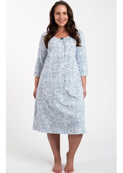 Koszula nocna damska w kwiaty Antonia, Kolor niebieski-wzór, Rozmiar L, Italian Fashion ze sklepu Intymna w kategorii Koszule nocne - zdjęcie 184127588