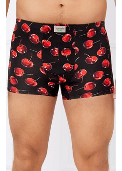 Bokserki męskie Brend, Kolor czarno-czerwony, Rozmiar S, Italian Fashion ze sklepu Intymna w kategorii Majtki męskie - zdjęcie 184127846