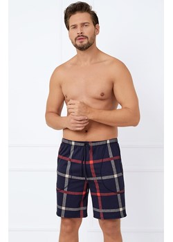 Spodnie męskie krótkie od piżamy Horton, Kolor granatowo-czerwony, Rozmiar XL, Italian Fashion ze sklepu Intymna w kategorii Piżamy męskie - zdjęcie 184128525