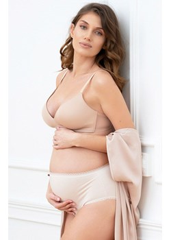 Ciążowe figi damskie wysokie Mama maxi, Kolor róż pudrowy, Rozmiar M, Italian Fashion ze sklepu Intymna w kategorii Bielizna ciążowa - zdjęcie 184129018