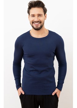 Granatowy podkoszulek z długim rękawem Paco, Kolor granatowy, Rozmiar M, Italian Fashion ze sklepu Intymna w kategorii T-shirty męskie - zdjęcie 184129245
