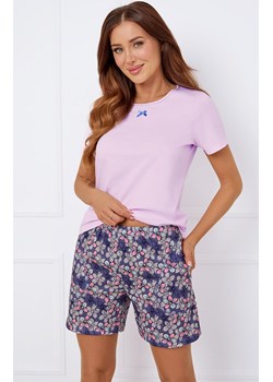 Piżama damska na krótki rękaw i z krótkimi spodniami różowa Gonesa, Kolor różowy-wzór, Rozmiar S, Italian Fashion ze sklepu Intymna w kategorii Piżamy damskie - zdjęcie 184129496