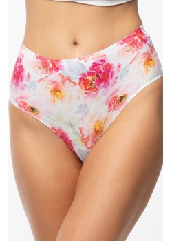 Julimex figi damskie brazyliany Peony Simple Brasil Maxi, Kolor biały-kwiaty, Rozmiar XXL, Julimex ze sklepu Intymna w kategorii Majtki damskie - zdjęcie 184130895