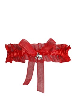 Podwiązka na studniówkę czerwona Marakesz PW-23C, Kolor czerwony, Rozmiar one size, Julimex ze sklepu Intymna w kategorii Akcesoria do bielizny - zdjęcie 184130945