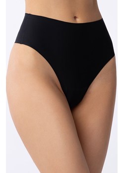 Stringi damskie z wysokim stanem czarne String Maxi Simple, Kolor czarny, Rozmiar L, Julimex ze sklepu Intymna w kategorii Majtki damskie - zdjęcie 184131057