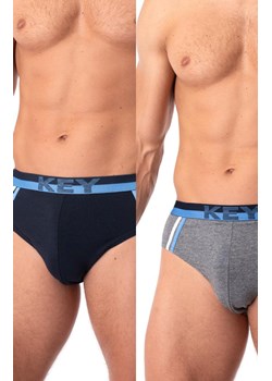 2-pack sportowe bawełniane slipy MPP 151, Kolor multicolour, Rozmiar M, Key ze sklepu Intymna w kategorii Majtki męskie - zdjęcie 184131367