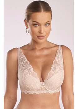 Biustonosz push-up typu bralette beżowy Luna PU-1103, Kolor beżowy, Rozmiar 65C, Kinga ze sklepu Intymna w kategorii Biustonosze - zdjęcie 184132216