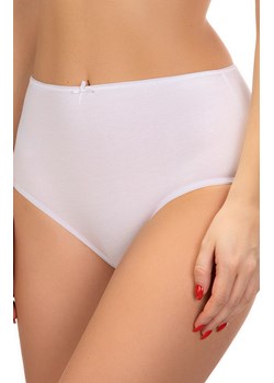 Białe bawełniane figi damskie z wysokim stanem 2-pack L-400MD-01, Kolor biały, Rozmiar S, LAMA ze sklepu Intymna w kategorii Majtki damskie - zdjęcie 184132627
