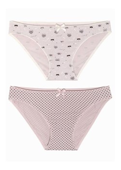2-pack figi damskie F-MN-60/07, Kolor różowy-wzór, Rozmiar L, leptir ze sklepu Intymna w kategorii Majtki damskie - zdjęcie 184133127