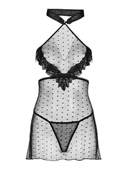 Manirtam koszulka i stringi, Kolor czarny, Rozmiar S/M, LivCo Corsetti Fashion ze sklepu Intymna w kategorii Koszule nocne - zdjęcie 184133659