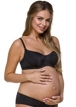 Biustonosz miękki soft czarny Gracja 1381, Kolor czarny, Rozmiar 70C, Lupoline ze sklepu Intymna w kategorii Bielizna ciążowa - zdjęcie 184134607
