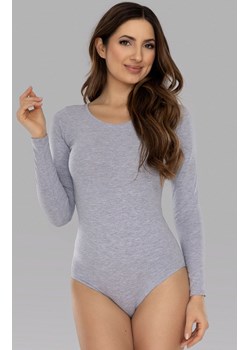 Body damskie bawełniane szare Julia, Kolor szary, Rozmiar L, Mitex ze sklepu Intymna w kategorii Bluzki damskie - zdjęcie 184137589