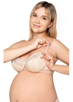 Biustonosz semi-soft usztywniany do karmienia beżowy Soul, Kolor beżowy, Rozmiar 75C, Momtobe ze sklepu Intymna w kategorii Bielizna ciążowa - zdjęcie 184139079