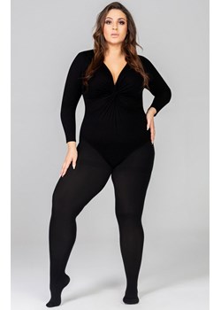 Gładkie rajstopy damskie plus size Elisabeth 70 DEN 3D, Kolor czarny (onyx), Rozmiar 5, Mona Queen Size ze sklepu Intymna w kategorii Rajstopy - zdjęcie 184139217