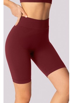 Mona kolarki damskie burgund Ribbed, Kolor burgund, Rozmiar S/M, Mona ze sklepu Intymna w kategorii Szorty - zdjęcie 184139268