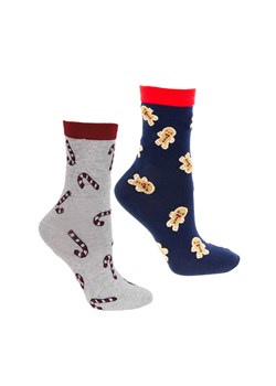 Moraj 2-pack świąteczne skarpetki damskie CSLS300-029/2, Kolor multicolour, Rozmiar 35-38, Moraj ze sklepu Intymna w kategorii Skarpetki damskie - zdjęcie 184139645