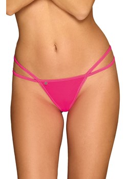 Chainty stringi z łańcuszkami, Kolor różowy, Rozmiar L/XL, Obsessive ze sklepu Intymna w kategorii Majtki damskie - zdjęcie 184141545
