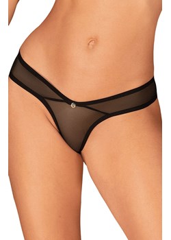 Obsessive prześwitujące czarne stringi Glandez, Kolor czarny, Rozmiar XS/S, Obsessive - id: 179586 - marki Obsessive - 184141787 Obsessive prześwitujące czarne stringi Glandez, Kolor czarny, Rozmiar XS/S, Obsessive ze sklepu Intymna w kategorii Majtki damskie - zdjęcie 184141787