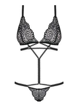 Obsessive czarne body damskie Mixty, Kolor czarny, Rozmiar S/M, Obsessive ze sklepu Intymna w kategorii Body damskie - zdjęcie 184142309