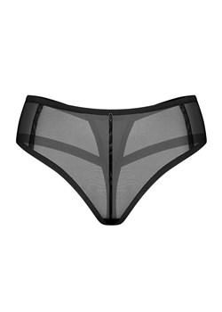 Exquisite stringi damskie transparentne Nuites by Obsessive, Kolor czarny, Rozmiar S/M, Exquisite ze sklepu Intymna w kategorii Majtki damskie - zdjęcie 184142428