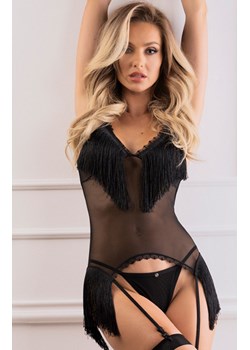 Obsessive gorset i stringi Sherila, Kolor czarny, Rozmiar XS/S, Obsessive - id: 176895 - marki Obsessive - 184142818 Obsessive gorset i stringi Sherila, Kolor czarny, Rozmiar XS/S, Obsessive ze sklepu Intymna w kategorii Komplety bielizny damskiej - zdjęcie 184142818