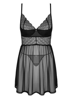 Obsessive prześwitująca babydoll i stringi Chemeris, Kolor czarny, Rozmiar XL/2XL, Obsessive ze sklepu Intymna w kategorii Koszule nocne - zdjęcie 184143069