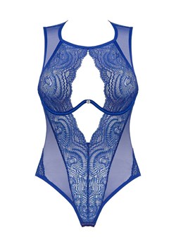 Obsessive damskie body koronkowe Giselia, Kolor niebieski, Rozmiar XS/S, Obsessive ze sklepu Intymna w kategorii Body damskie - zdjęcie 184143175