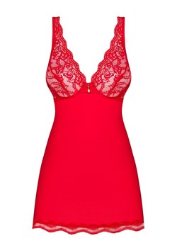 Obsessive Luvae czerwona koszulka babydoll i stringi, Kolor czerwony, Rozmiar S/M, Obsessive ze sklepu Intymna w kategorii Komplety bielizny damskiej - zdjęcie 184143206