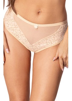 Majtki brazyliany z wysokim stanem beżowe Laila, Kolor beżowy, Rozmiar S, PariPari Lingerie ze sklepu Intymna w kategorii Majtki damskie - zdjęcie 184143425