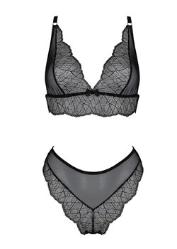 Amberly set komplet koronkowy, Kolor czarny, Rozmiar L/XL, Passion ze sklepu Intymna w kategorii Komplety bielizny damskiej - zdjęcie 184143607