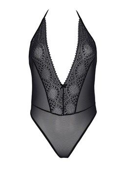 Czarne body damskie Drosera, Kolor czarny, Rozmiar S/M, Passion ze sklepu Intymna w kategorii Body damskie - zdjęcie 184143765