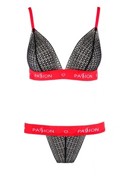 Glamiss komplet, Kolor czarno-czerwony, Rozmiar L/XL, Passion ze sklepu Intymna w kategorii Komplety bielizny damskiej - zdjęcie 184143836
