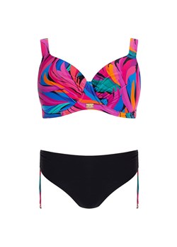 Dwuczęściowy strój kąpielowy Self S 937 V1MI9 Marmaris 9, Kolor czarno-różowy-wzór, Rozmiar 38D/M, Self ze sklepu Intymna w kategorii Stroje kąpielowe - zdjęcie 184146387