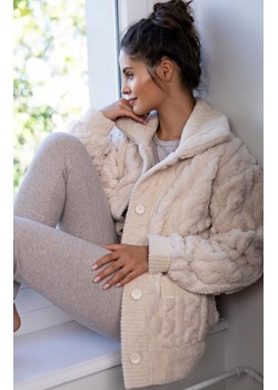 Blezer damski typu homewear Daphne, Kolor morelowy, Rozmiar S/M, SENSIS ze sklepu Intymna w kategorii Swetry damskie - zdjęcie 184146857
