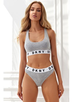 DKNY bawełniany biustonosz top DK4519, Kolor szary, Rozmiar S, DKNY ze sklepu Intymna w kategorii Biustonosze - zdjęcie 184147587