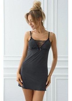 Czarna koszulka nocna i stringi Nikaras, Kolor czarny, Rozmiar L/XL, LivCo Corsetti Fashion ze sklepu Intymna w kategorii Komplety bielizny damskiej - zdjęcie 184147938