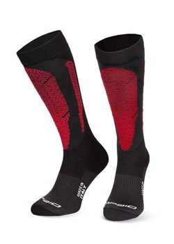 Skarpety sportowe czarno-czerwone Coolmax Adrenaline, Kolor czarno-czerwony, Rozmiar 38-40, Spaio ze sklepu Intymna w kategorii Skarpetki damskie - zdjęcie 184149187