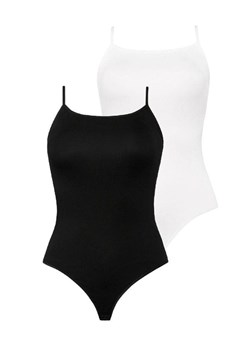 Body damskie stringi 2-pak Goffy 2401, Kolor czarno-biały, Rozmiar L, Teyli ze sklepu Intymna w kategorii Body damskie - zdjęcie 184149939
