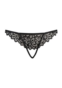 Stringi z otwartym krokiem Losi 3112, Kolor czarny, Rozmiar L/XL, Teyli ze sklepu Intymna w kategorii Majtki damskie - zdjęcie 184150349